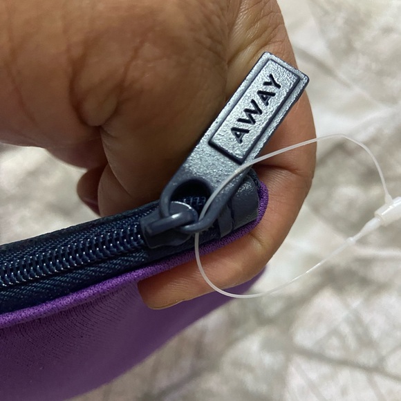 AWAY Purple AMERICAN AIRLINE Amenity Bag